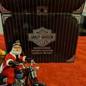 Harley-Davidson Vintage "Leader Of The Pack" Christmas Tree  Ornament NIB 🏍️
